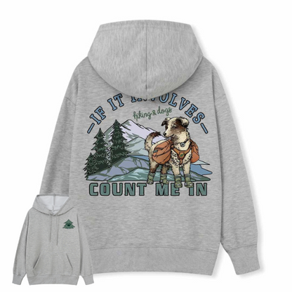 Hiking & Dogs Adventure Hoodie