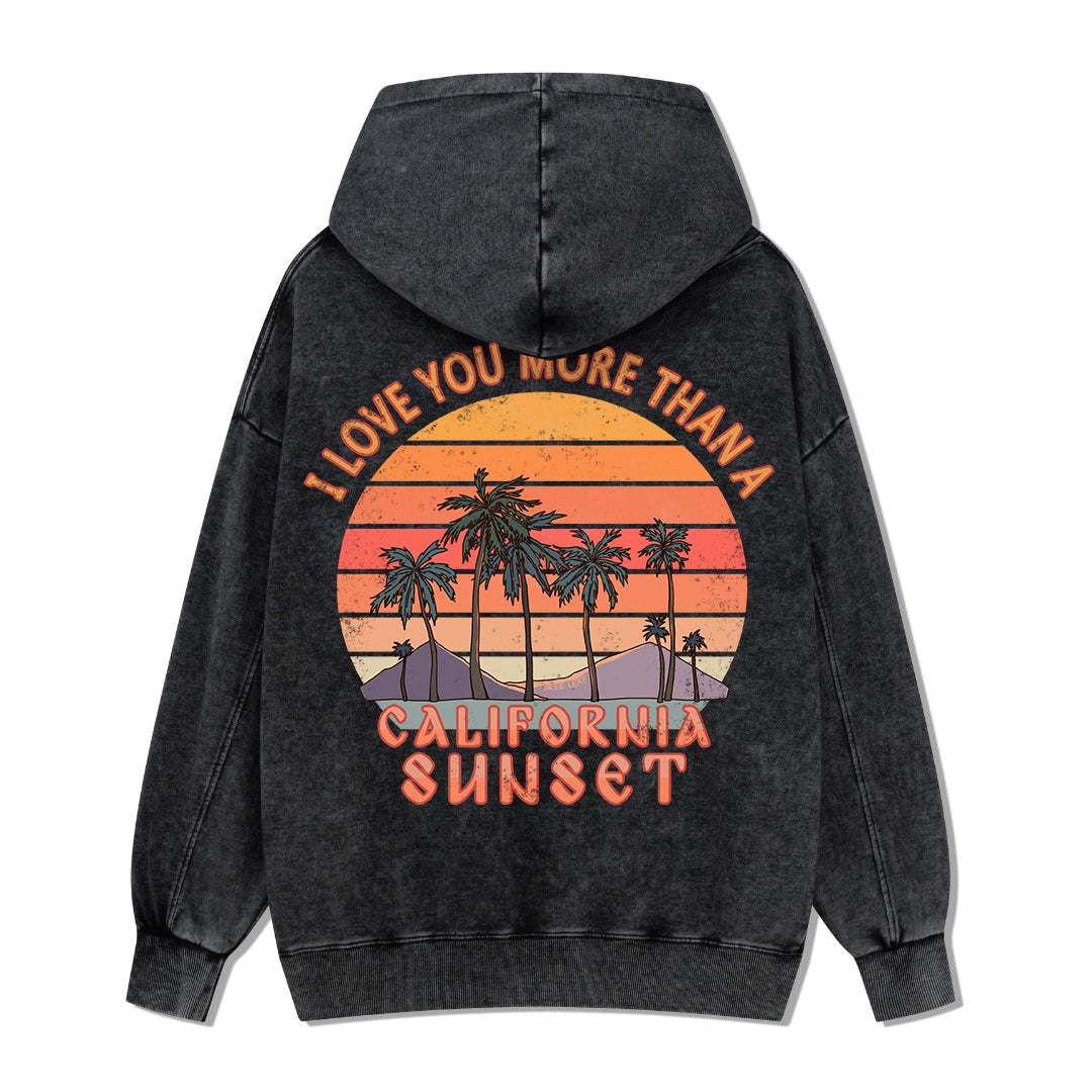 Freeleaf Sunset Reverie Unisex Back-printed Hoodie
