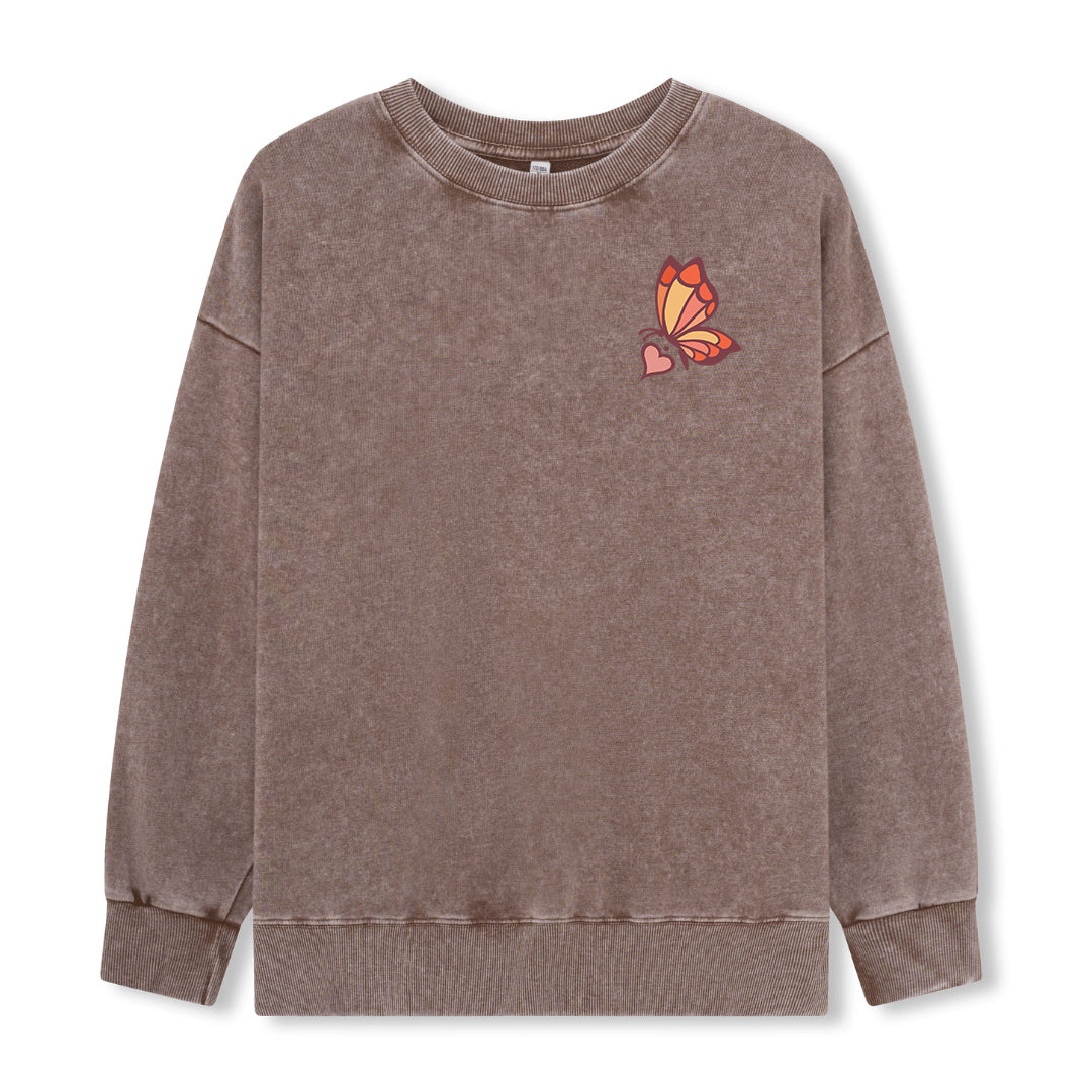 Freeleaf Elf Viligis Unisex Nature Inspired Washed Sweatshirt