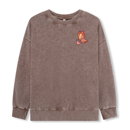 Freeleaf Elf Viligis Unisex Nature Inspired Washed Sweatshirt