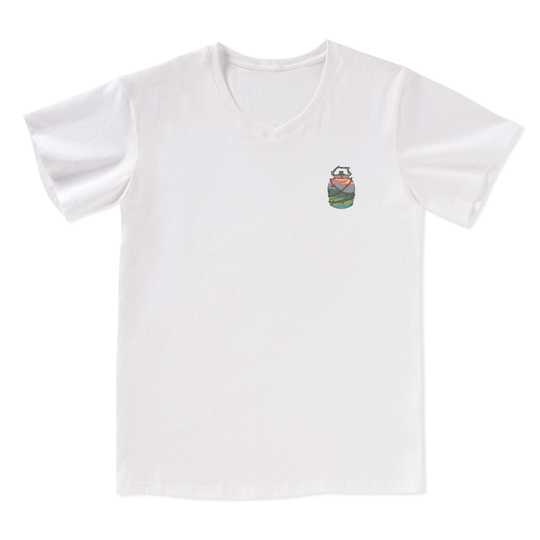 Go And Discover-V-neck Tee