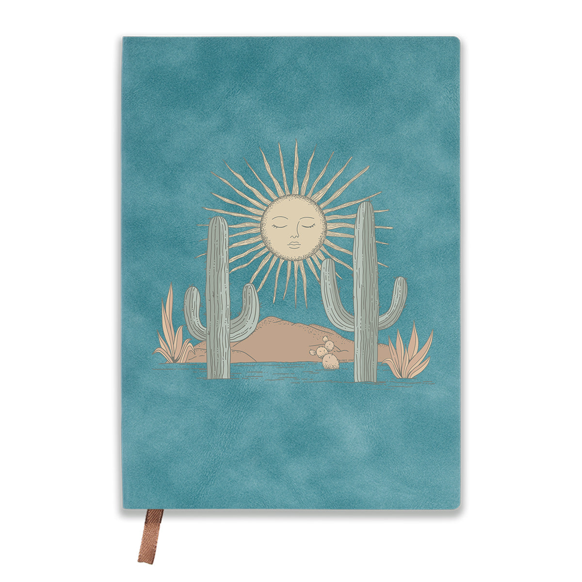 Freeleaf Saguaro National Park Leather Journal Notebook