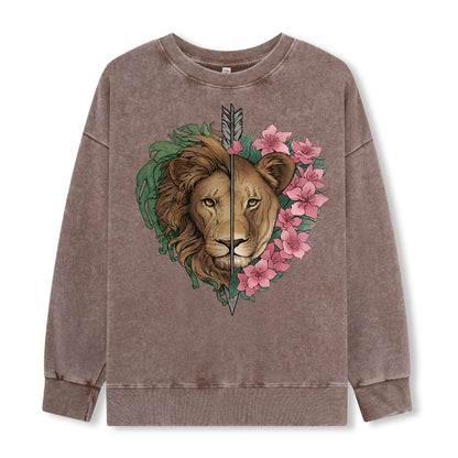 Freeleaf  No Rain No Flowers Washed Sweatshirt