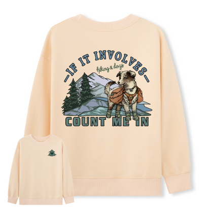 Hiking & Dogs Adventure Sweatshirt