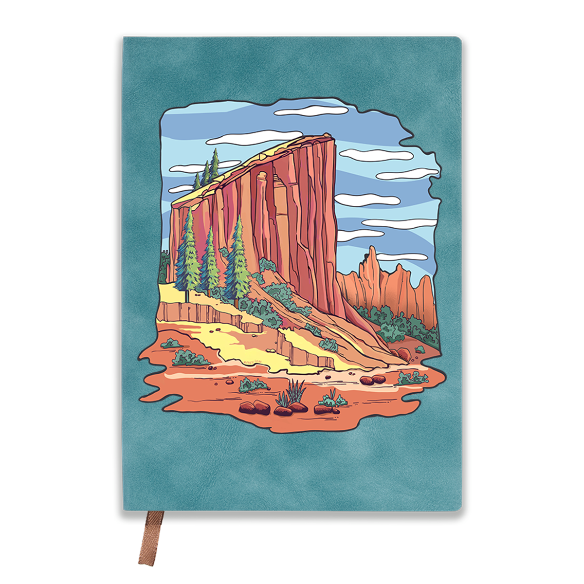 Freeleaf Zion National Park Vintage Leather Journal Notebook