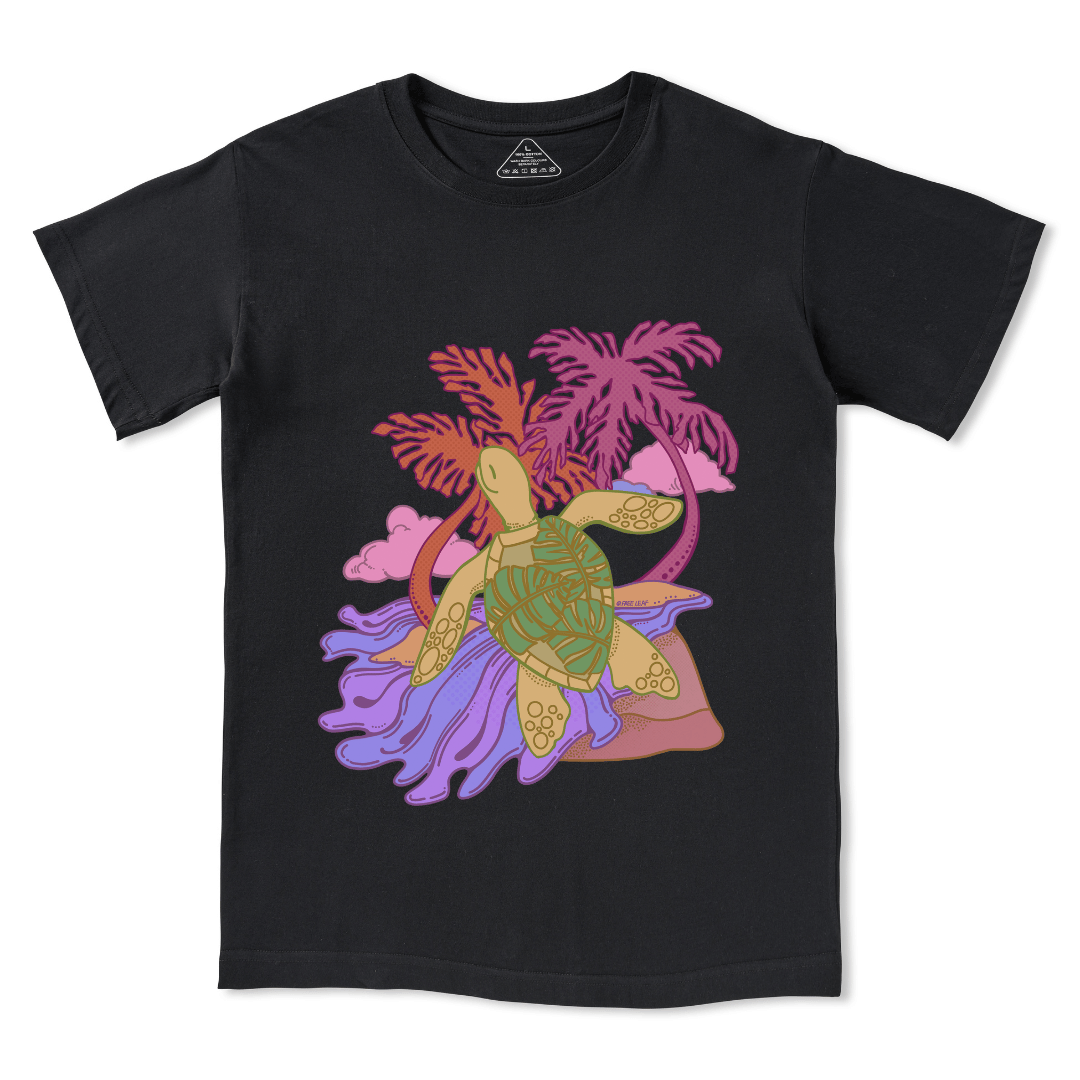 Hawaiian Green Sea Turtle Front-printed Tee