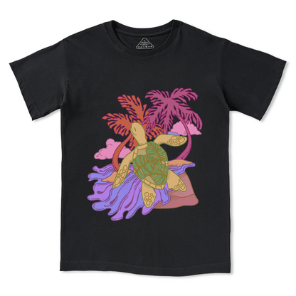 Hawaiian Green Sea Turtle Front-printed Tee