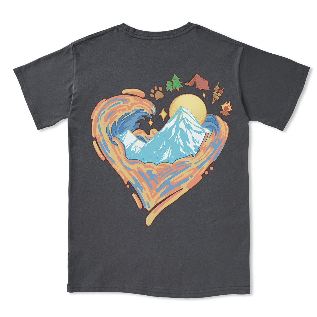 Freeleaf Heart of Wilderness Camping Tee