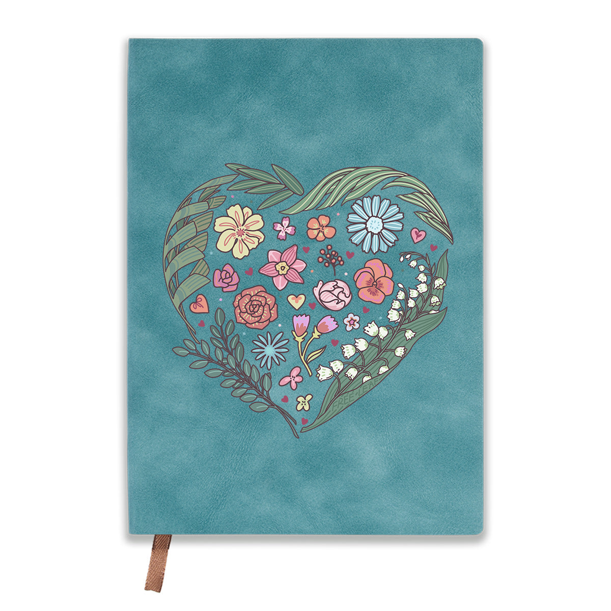 Freeleaf Love's Symphony Vintage Leather Journal Notebook