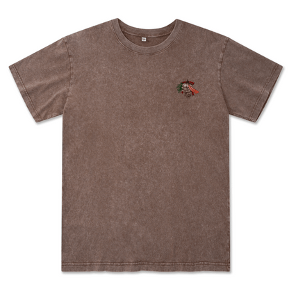 Christmas Cardinal Washed Tee