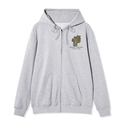 Freeleaf Grand Canyon National Park  Unisex Nature Inspired Fleece Full-Zip Hoodie