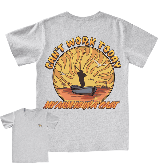 Can't Work Today V neck Tee