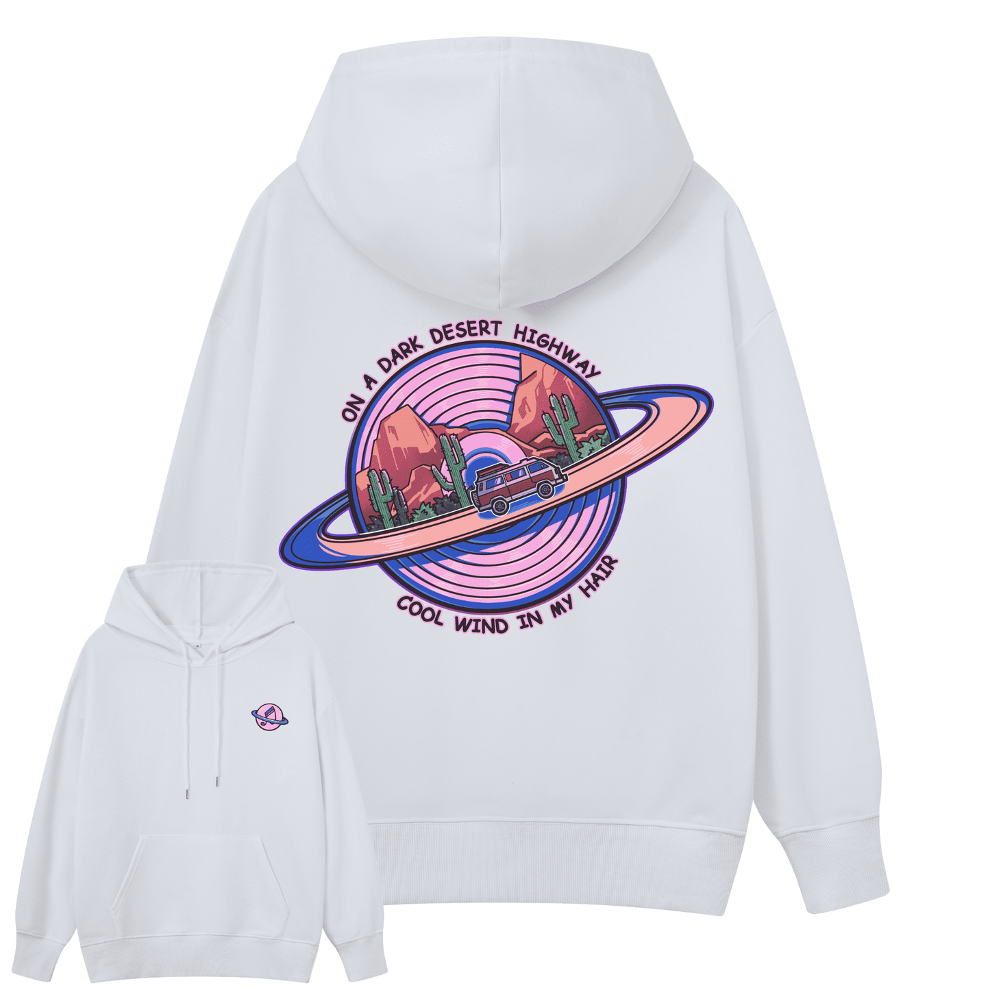 On A Dark Desert Highway Hoodie