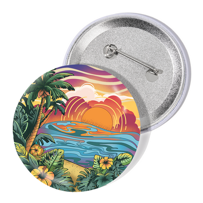 freeleaf-golden-beach-badge-pin