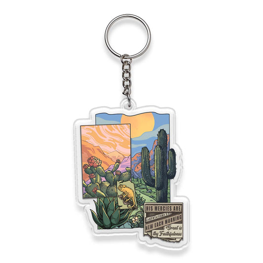 Freeleaf Christian  Double-Sided Acrylic Keychain