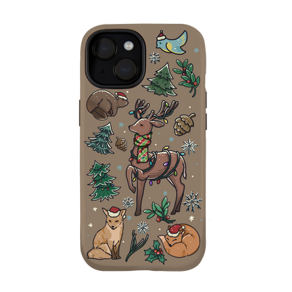 freeleaf-yellowstone-christmas-wonderland-iphone-case