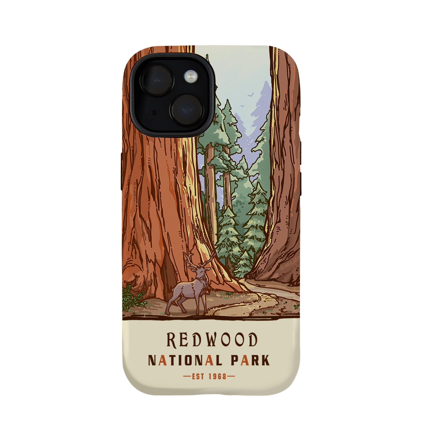 freeleaf-redwood-national-park-iphone-case