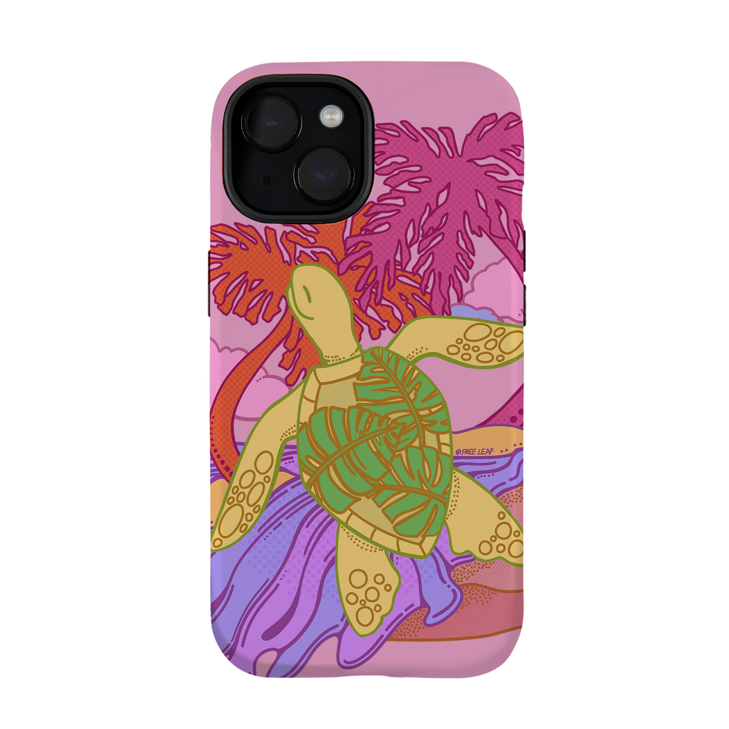 hawaiian-green-sea-turtle-iphone-case