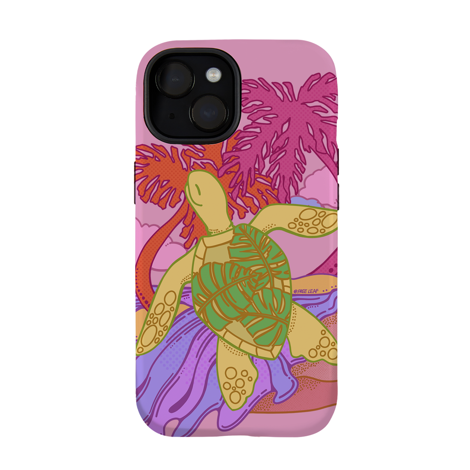 hawaiian-green-sea-turtle-iphone-case