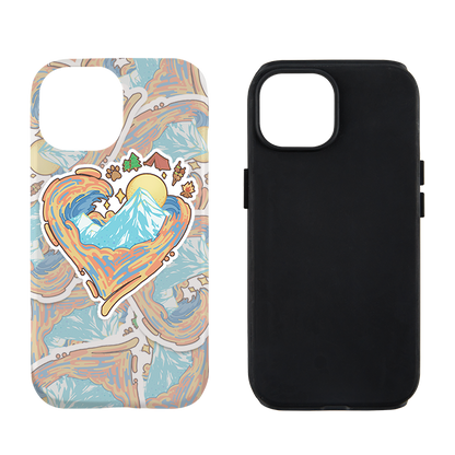 Freeleaf Heart of Wilderness Camping iphone Case