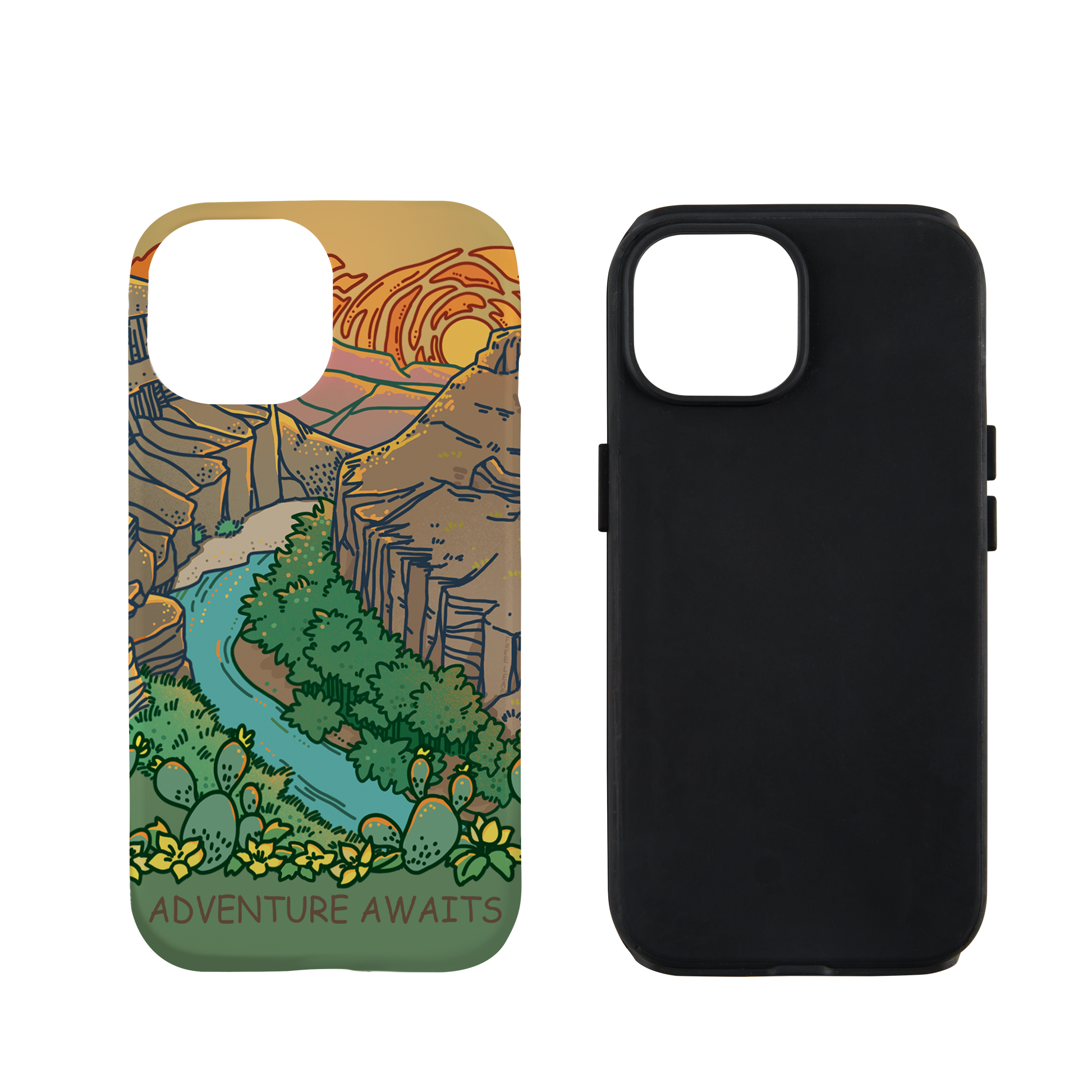 freeleaf-heart-of-adventure-big-bend-national-park-scenic-iphone-case