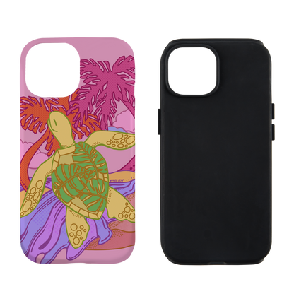 hawaiian-green-sea-turtle-iphone-case