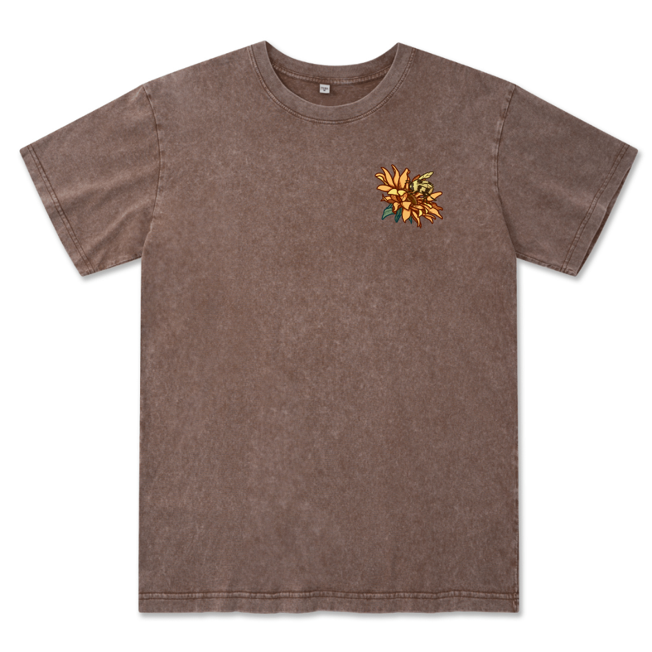 Freeleaf Sunshine Makes Me Happy Washed Tee
