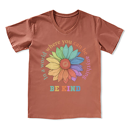 Freeleaf Be Kind V-neck Tee