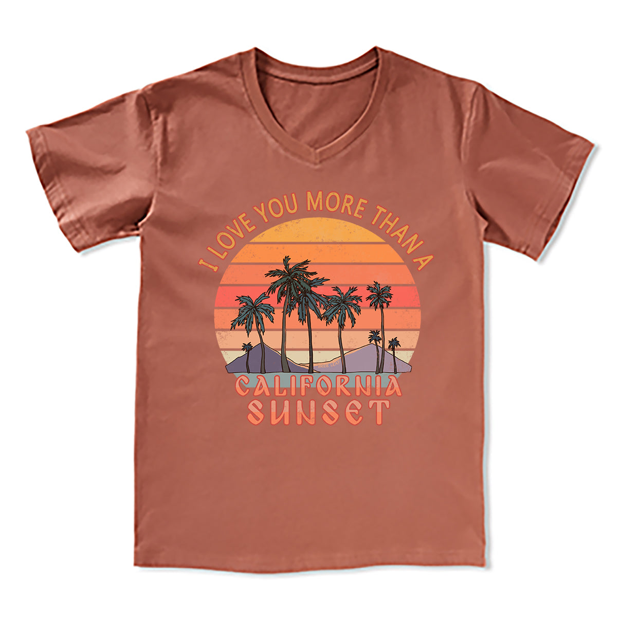 Freeleaf Sunset Reverie Unisex V-neck Tee