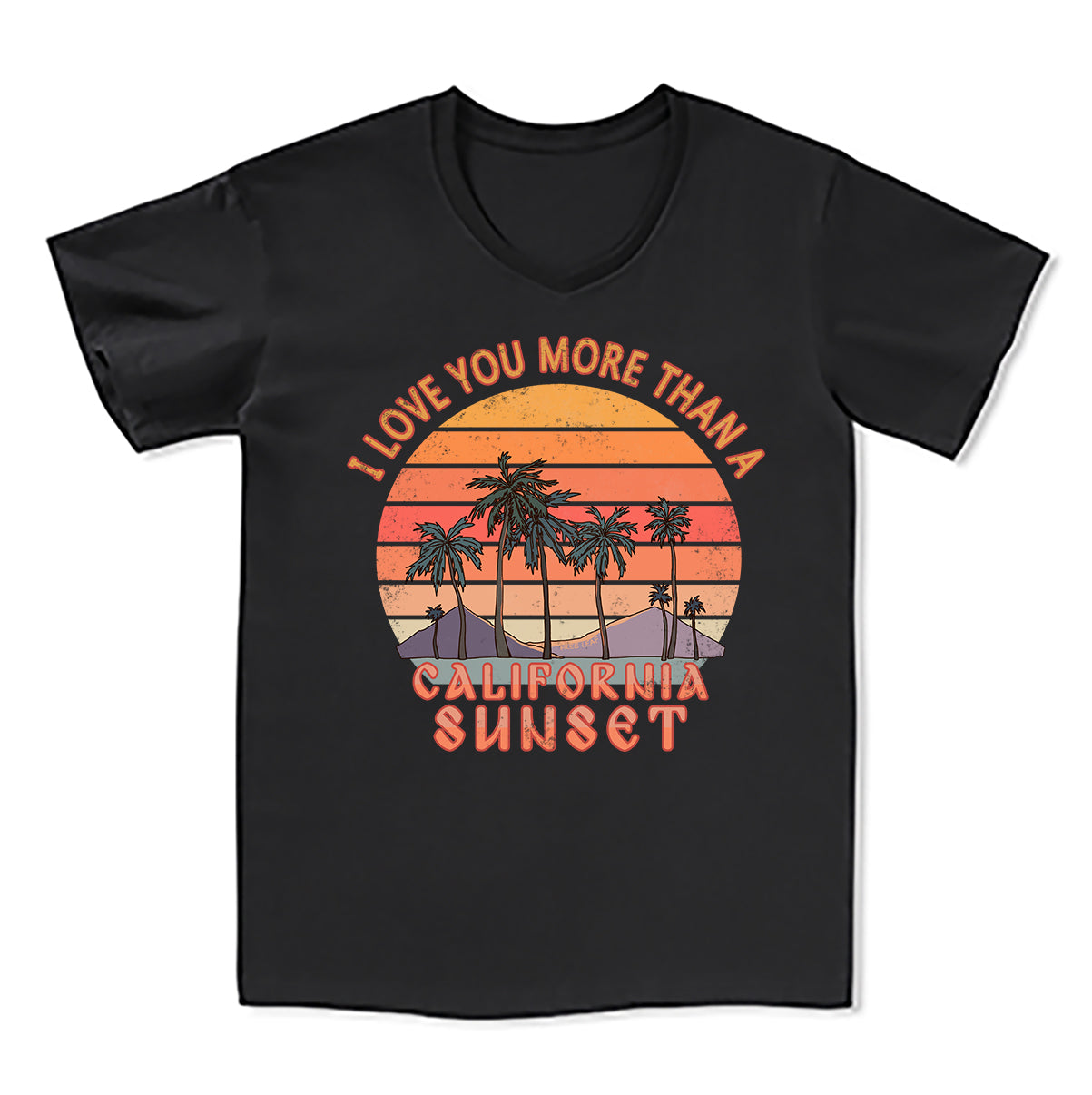 Freeleaf Sunset Reverie Unisex V-neck Tee
