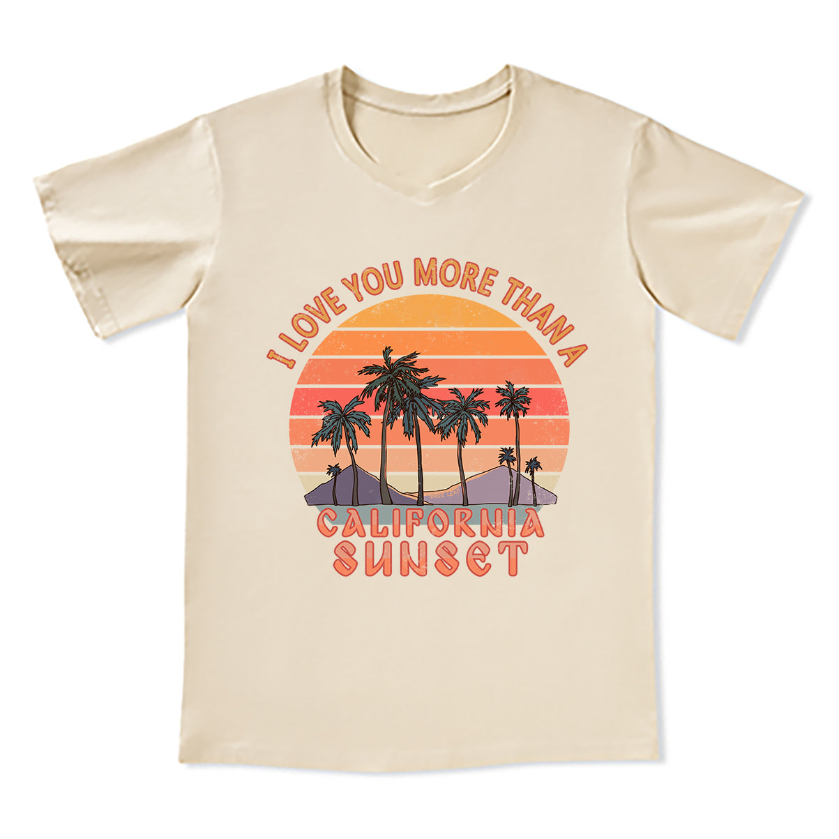 Freeleaf Sunset Reverie Unisex V-neck Tee
