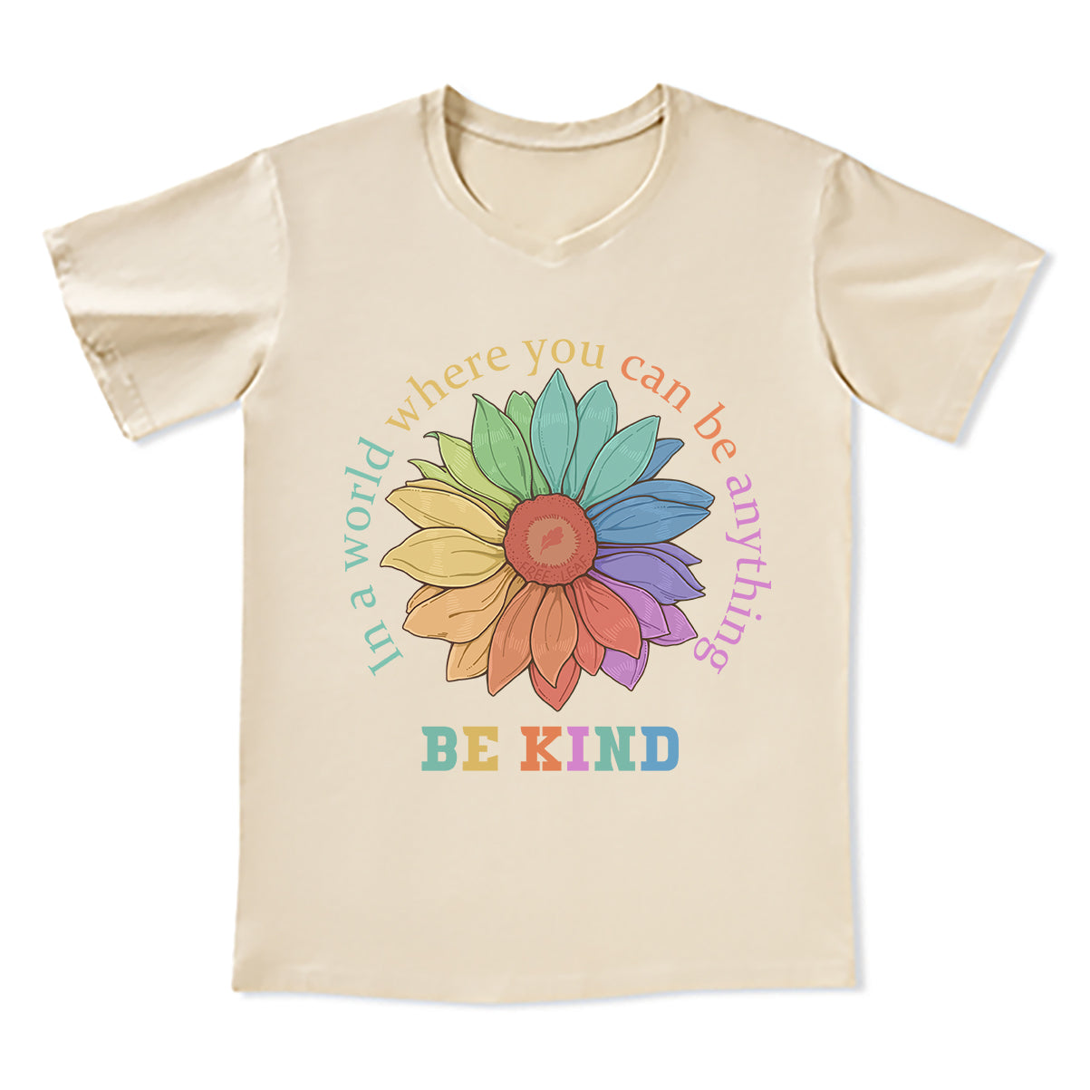 Freeleaf Be Kind V-neck Tee