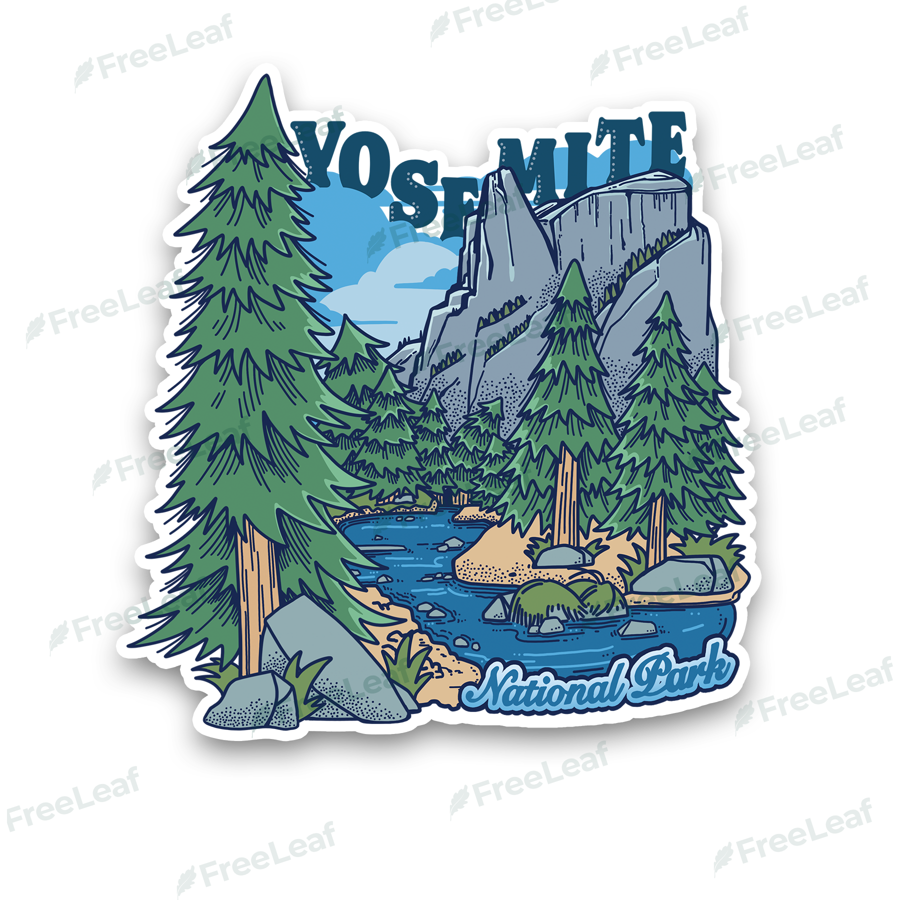 yosemite-national-park-sticker