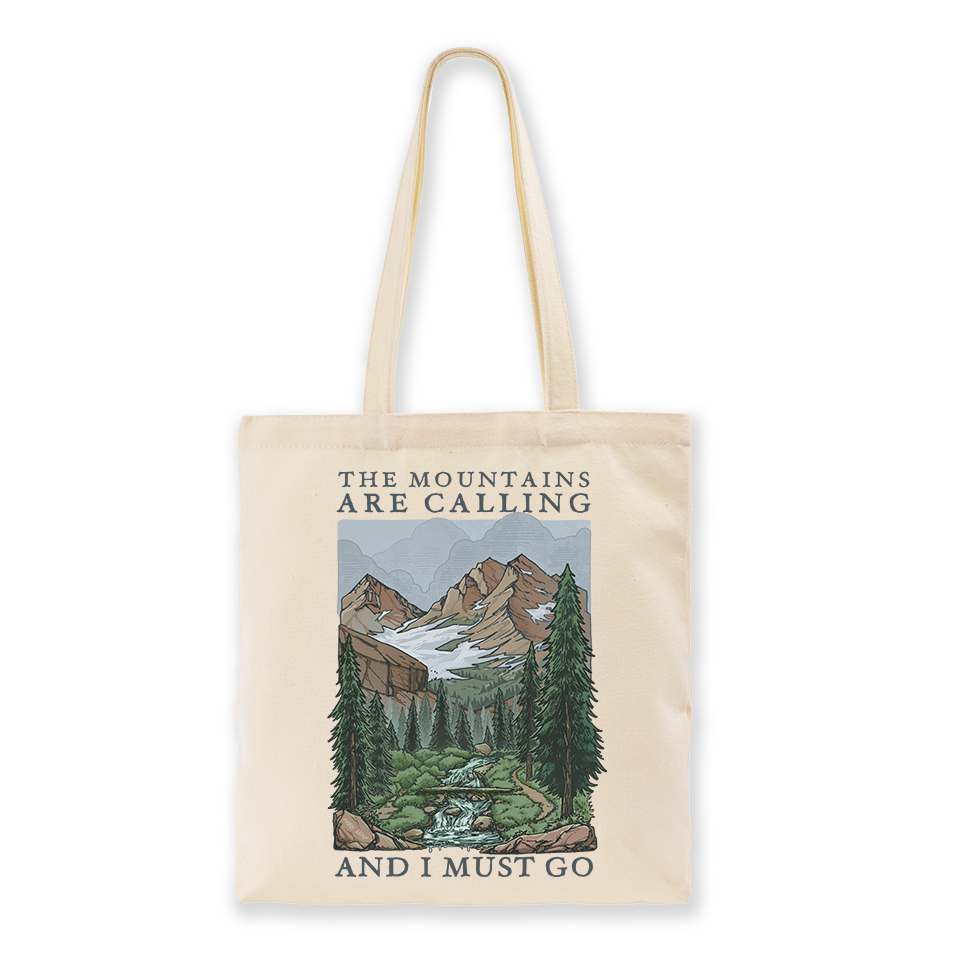 Freeleaf The Mountains Are Calling Tote Bag