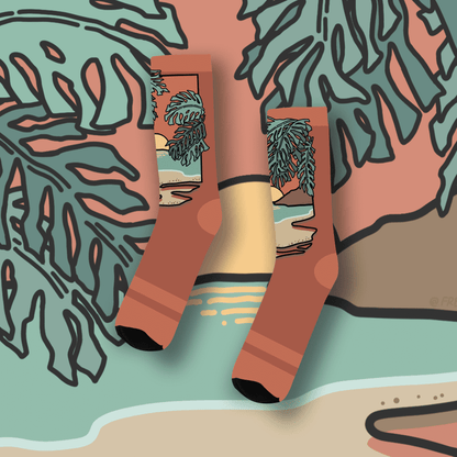 Hawaiian Vacation Sock