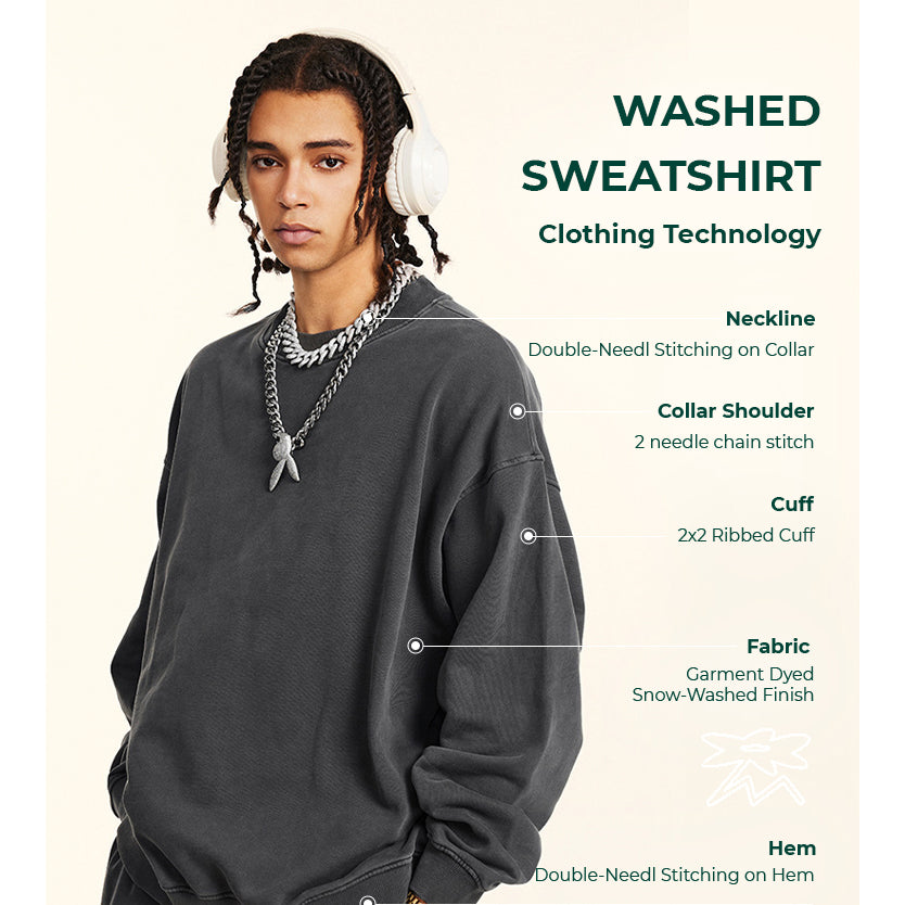 Freeleaf Grand Canyon National Park Unisex Nature Inspired Washed Sweatshirt