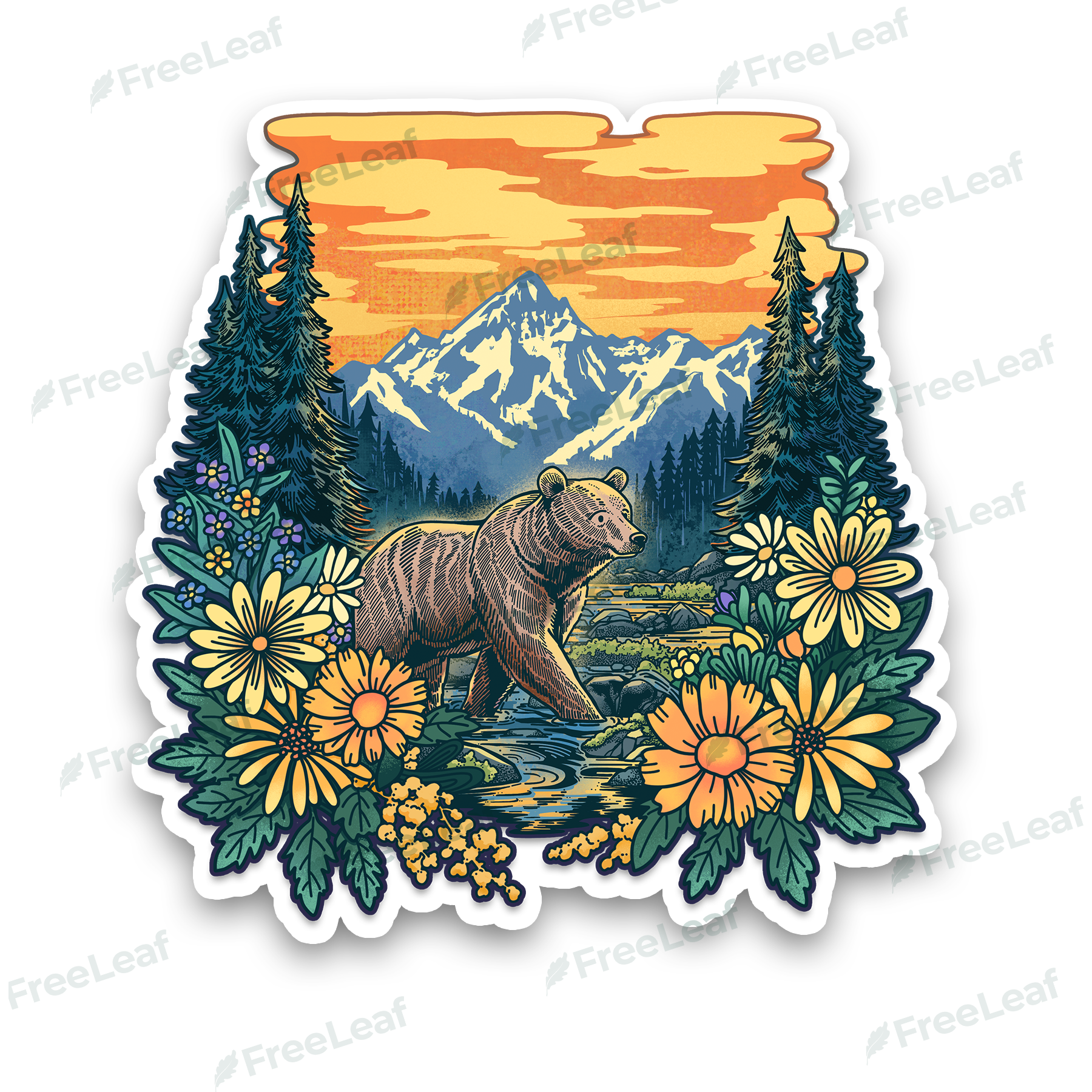 Go Into Nature Sticker